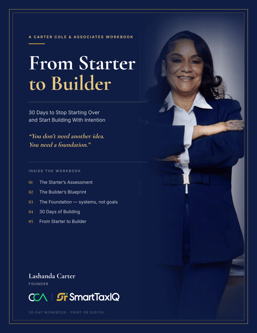 From Starter to Builder workbook cover